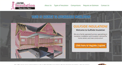 Desktop Screenshot of gulfsideinsulation.com