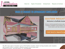 Tablet Screenshot of gulfsideinsulation.com